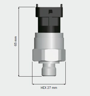 Mechanical Drawing - Amphenol i2s IPS & IPT Heavy Duty Pressure Sensors